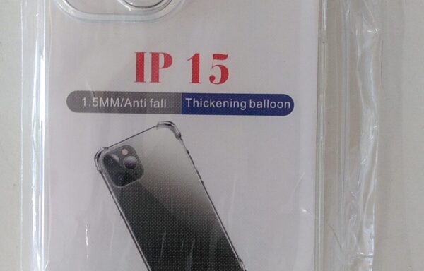 Coque arrière Iphone 15 – Transparente