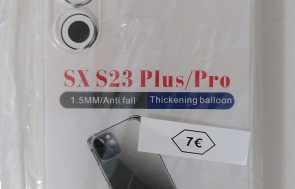 Coque arrière Samsung Galaxy S23 Plus/Pro – Transparente