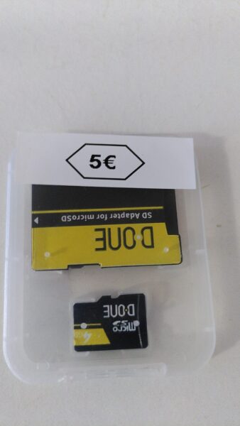 Carte MicroSD + Adaptateur SD