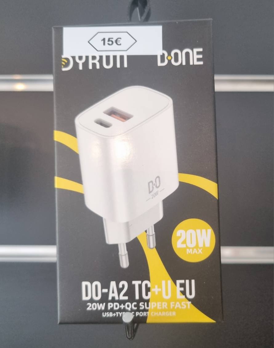 Chargeur USB-A+USB-C – DONE